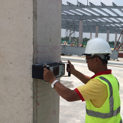 A1040 MIRA Classic - rebar, flaw and thickness detector for concrete